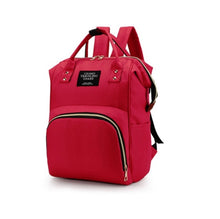 Load image into Gallery viewer, Mummy Bag Large Capacity Multifunctional Backpack Waterproof Baby Bottle Diaper Bag, Red, Green, Black, Pink Red, Red Beige Blue, Red White Blue, Light Pink, Pink, Dark Blue, Light Blue