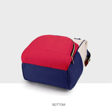 Load image into Gallery viewer, Mummy Bag Large Capacity Multifunctional Backpack Waterproof Baby Bottle Diaper Bag, Red, Green, Black, Pink Red, Red Beige Blue, Red White Blue, Light Pink, Pink, Dark Blue, Light Blue