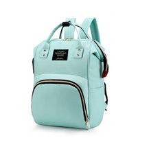 Load image into Gallery viewer, Mummy Bag Large Capacity Multifunctional Backpack Waterproof Baby Bottle Diaper Bag, Red, Green, Black, Pink Red, Red Beige Blue, Red White Blue, Light Pink, Pink, Dark Blue, Light Blue