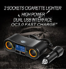 Load image into Gallery viewer, ZNB02 Car Charger Dual USB Car Cigarette Lighter, ZNB02
