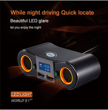 Load image into Gallery viewer, ZNB02 Car Charger Dual USB Car Cigarette Lighter, ZNB02