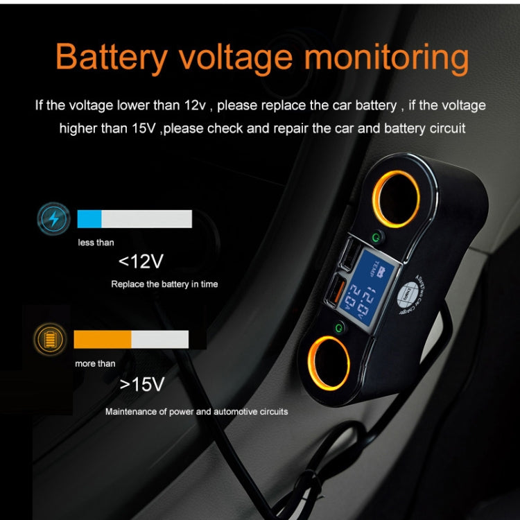 ZNB02 Car Charger Dual USB Car Cigarette Lighter, ZNB02