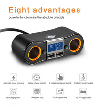 Load image into Gallery viewer, ZNB02 Car Charger Dual USB Car Cigarette Lighter, ZNB02
