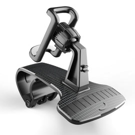 Car Mobile Phone Holder Buckle Instrument Trolley Inner Clip Mobile Phone Navigation Bracket With Number Plate, Navigation Bracket With Number Plate