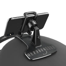 Load image into Gallery viewer, Car Mobile Phone Holder Buckle Instrument Trolley Inner Clip Mobile Phone Navigation Bracket With Number Plate, Navigation Bracket With Number Plate