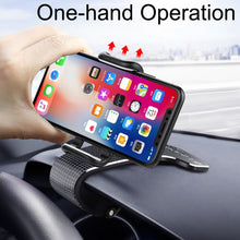 Load image into Gallery viewer, Car Mobile Phone Holder Buckle Instrument Trolley Inner Clip Mobile Phone Navigation Bracket With Number Plate, Navigation Bracket With Number Plate