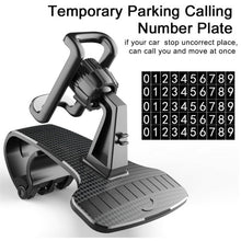 Load image into Gallery viewer, Car Mobile Phone Holder Buckle Instrument Trolley Inner Clip Mobile Phone Navigation Bracket With Number Plate, Navigation Bracket With Number Plate