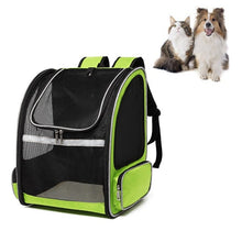 Load image into Gallery viewer, Full Net Breathable Pet Backpack For Easy Going Out Pet Backpack, Green, Black, Orange, Gray