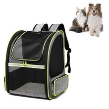Load image into Gallery viewer, Full Net Breathable Pet Backpack For Easy Going Out Pet Backpack, Green, Black, Orange, Gray