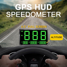 Load image into Gallery viewer, Kingneed C80 4.5inch HUD Car Head-up Display GPS Speed Meter Overspeed Alarm Mileage Altitude Clock, C80 4.5inch