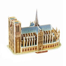 Load image into Gallery viewer, 3 PCS 3D Puzzle Mini World Building Model Children Assembling Intellectual Toys