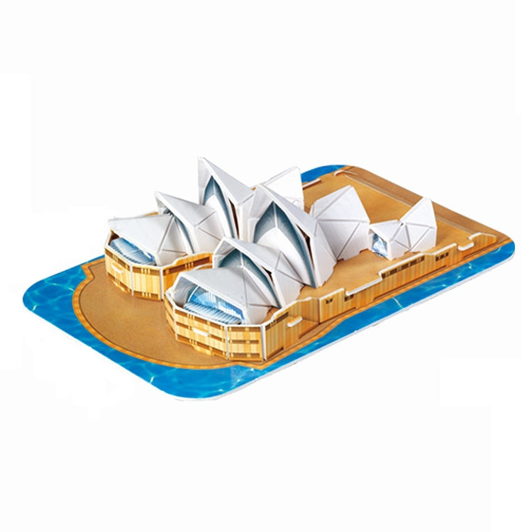 3 PCS 3D Puzzle Mini World Building Model Children Assembling Intellectual Toys