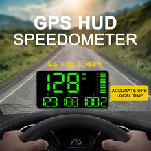 Load image into Gallery viewer, Kingneed C90 5.5inch HUD Car Head-up Display GPS Car Universal Mileage Speed Meter Speeding Alarm / GPS Satellite Speed Measurement, C90 5.5inch