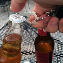 Load image into Gallery viewer, 20 in 1 Multi-function EDC Tool Key Ring Bottle Opener Screwdriver Multi-purpose Outdoor Mini Tool, Key Ring Bottle Opener