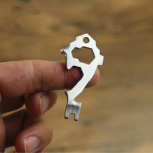 Load image into Gallery viewer, 20 in 1 Multi-function EDC Tool Key Ring Bottle Opener Screwdriver Multi-purpose Outdoor Mini Tool, Key Ring Bottle Opener
