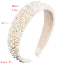 Load image into Gallery viewer, Full Pearl Super Flash Headband