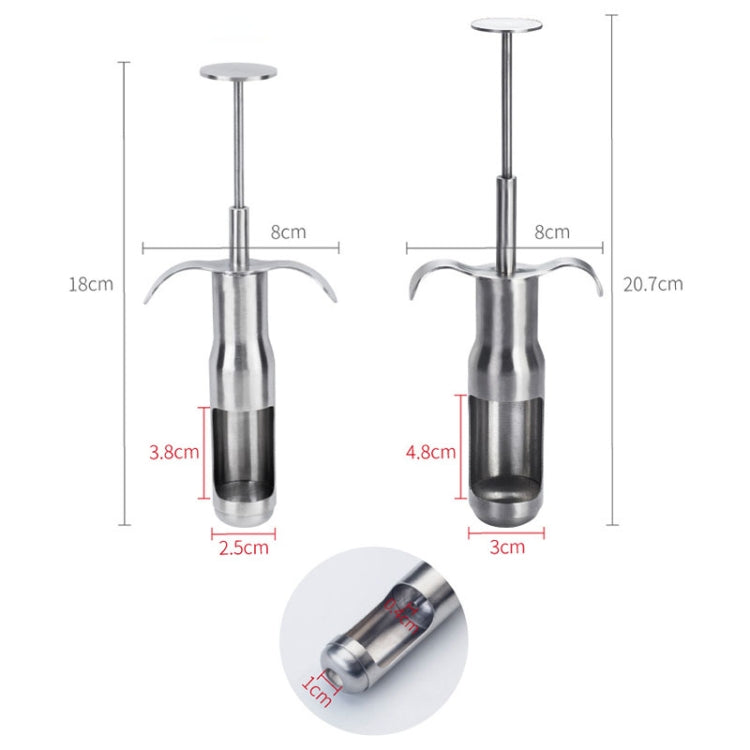Stainless Steel Red Date Pitting Device Cherry Fruit Coring Device, Small, Large