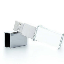 Load image into Gallery viewer, 2 PCS Crystal Flash Light Emitting USB 2.0 Flash Drive Car Music USB Flash Drive, 8G (200 Music + 80 MV), 16G (1000 Music + 110 MV), 32G (1000 Music + 300 MV)