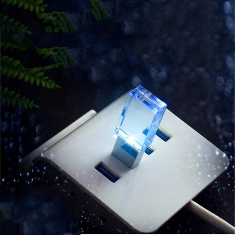 2 PCS Crystal Flash Light Emitting USB 2.0 Flash Drive Car Music USB Flash Drive, 8G (200 Music + 80 MV), 16G (1000 Music + 110 MV), 32G (1000 Music + 300 MV)