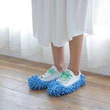 Load image into Gallery viewer, 2pcs Chenille Lazy Mopping Shoe Cover Clean Floor Removable and Washable Mop Random Colour, Floor Mop