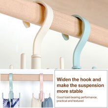 Load image into Gallery viewer, Rotatable Tie Belt Wardrobe Storage Hook, Tie Belt Hook