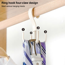Load image into Gallery viewer, Rotatable Tie Belt Wardrobe Storage Hook, Tie Belt Hook