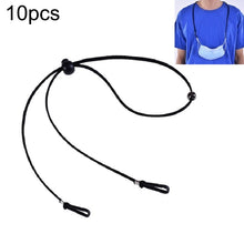 Load image into Gallery viewer, 10pcs Mask Anti-lost Adjustable Lanyard and Ear Hook, Cashmere, White, Black, Yellow, Green, Blue, Pink, Red, Grey