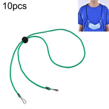 Load image into Gallery viewer, 10pcs Mask Anti-lost Adjustable Lanyard and Ear Hook, Cashmere, White, Black, Yellow, Green, Blue, Pink, Red, Grey