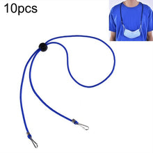 Load image into Gallery viewer, 10pcs Mask Anti-lost Adjustable Lanyard and Ear Hook, Cashmere, White, Black, Yellow, Green, Blue, Pink, Red, Grey