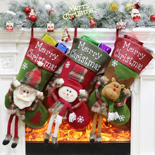 Load image into Gallery viewer, Christmas Decorations Christmas Socks Christmas Tree Pendant Children Gift Candy Bag, Senior, Snowman, Elk