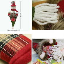 Load image into Gallery viewer, Christmas Pendant Gift Bags Christmas Day Decorations Christmas Children Ornaments Candy Bags Gift Bags, Elderly, Snowman, Elk