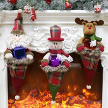 Load image into Gallery viewer, Christmas Pendant Gift Bags Christmas Day Decorations Christmas Children Ornaments Candy Bags Gift Bags, Elderly, Snowman, Elk