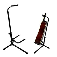 Load image into Gallery viewer, Folding Single Vertical Guitar Stand, Single Vertical Guitar Stand