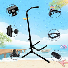 Load image into Gallery viewer, Folding Single Vertical Guitar Stand, Single Vertical Guitar Stand