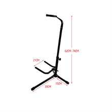 Load image into Gallery viewer, Folding Single Vertical Guitar Stand, Single Vertical Guitar Stand