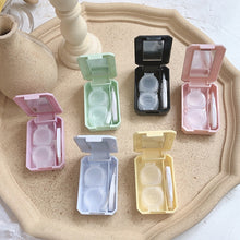 Load image into Gallery viewer, 2pcs Contact Lens Case Simple Mini Push-type Double Box Contact Lens Case Random Colour