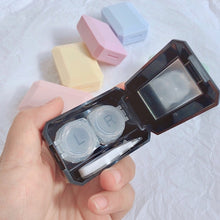Load image into Gallery viewer, 2pcs Contact Lens Case Simple Mini Push-type Double Box Contact Lens Case Random Colour