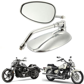1 Pairs Motorcycle Electric Car Accessories Iron Rod Plating Mirror Rearview Mirror, HSJ