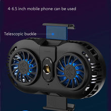 Load image into Gallery viewer, AH-102 Type-C / USB-C + USB Interface Dual Cooling And Fast Cooling Mobile Phone Radiator for 4-6.5 inch Mobile Phones, Power Cable Length: 1.5m, Black, White