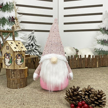 Load image into Gallery viewer, Christmas Decorations Window Decorations for Faceless Elderly Dolls Decorative Dolls, (Grey), (Pink), (White)