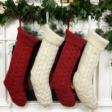 Load image into Gallery viewer, Knitted Woolen Gift Bags Christmas Socks Christmas Pendants Ornaments