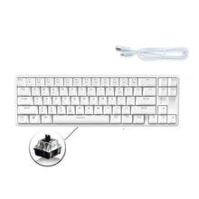 Load image into Gallery viewer, Ajazz K680T Mini USB Wired Dual-mode Charging 68-keys Laptop Bluetooth Mechanical Keyboard, Cable Length: 1.6m, Green Shaft, Black Shaft, Tea Shaft, Red Shaft