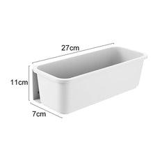 Load image into Gallery viewer, Wall-mounted Drawer Type Kitchen Spice Rack Perforation-free Household Cabinets &amp; Kitchenware Storage Rack, White, Gray