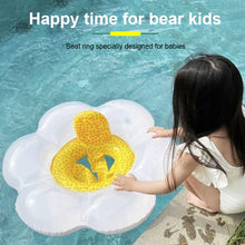 Load image into Gallery viewer, Children Sun Flower Seat Ring Swimming Ring Baby Inflatable Lifebuoy with Pillow