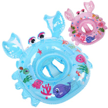 Load image into Gallery viewer, Crab Shape Baby Swimming Ring Sitting Ring Inflatable Float Ring