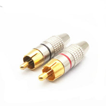 Load image into Gallery viewer, 30 PCS 270RCA Lotus Head AV Plug Video Head Audio Head RCA Plug Lotus Plug