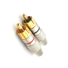 Load image into Gallery viewer, 30 PCS 270RCA Lotus Head AV Plug Video Head Audio Head RCA Plug Lotus Plug