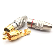 Load image into Gallery viewer, 30 PCS 270RCA Lotus Head AV Plug Video Head Audio Head RCA Plug Lotus Plug