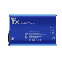 Load image into Gallery viewer, YX For DJI MAVIC 2  Aluminum Alloy Charger with Switch, US Plug, EU Plug, UK Plug, AU Plug