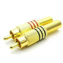 Load image into Gallery viewer, 30 PCS RCA Lotus Head AV Audio and Video Plug Plum Blossom Plug Lotus Head RCA Head, 30pcs